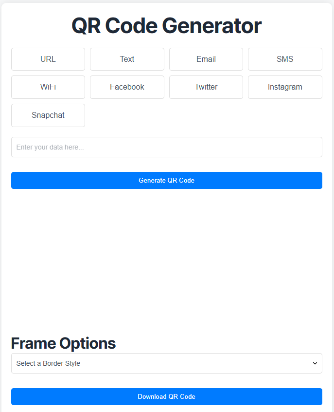 The Tech Target Custom QR Code Generator